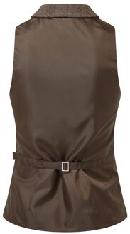 Premier Dames/dames Vleesbeenjas (Bruine ruit) - maat XL