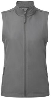 Premier Dames/Dames Windchecker Gerecycled Printbaar Gilet (Donkergrijs) - M