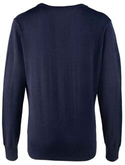 Premier Dames gebreid knoop door vest Navy