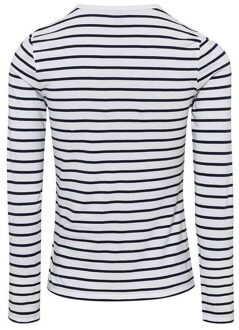 Premier Dames lang john roll mouw t-shirt Wit