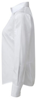 Premier Dames popeline blouse met lange mouwen - maat XXS Wit