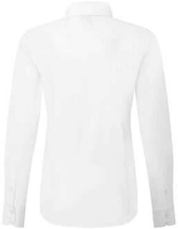 Premier Dames Recyclight Poplin Lange Mouw Shirt (Wit) - 2XL