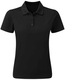 Premier Dames spun dyed duurzaam poloshirt Zwart