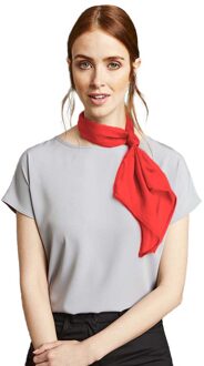Premier Dames/vrouwenwerk Chiffon Formele Sjaal (Aardbeienrood)