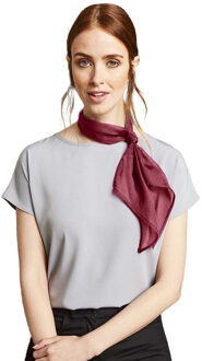 Premier Dames/vrouwenwerk Chiffon Formele Sjaal (Bourgondië) Bourgogne