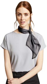 Premier Dames/vrouwenwerk Chiffon Formele Sjaal (Donkergrijs)