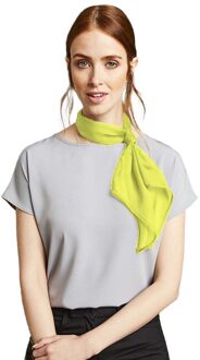 Premier Dames/vrouwenwerk Chiffon Formele Sjaal (Kalk) Limoengroen - One Size