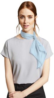Premier Dames/vrouwenwerk Chiffon Formele Sjaal (Lichtblauw) - One Size