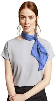 Premier Dames/vrouwenwerk Chiffon Formele Sjaal (Middenblauw)