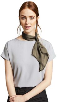 Premier Dames/vrouwenwerk Chiffon Formele Sjaal (Olijf) - One Size