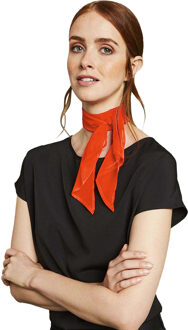 Premier Dames/vrouwenwerk Chiffon Formele Sjaal (Oranje) - maat
