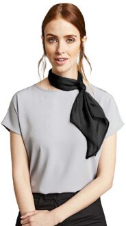 Premier Dames/vrouwenwerk Chiffon Formele Sjaal (Zwart)