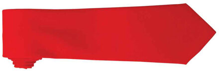 Premier Effen polyester stropdas (Rood) - One Size