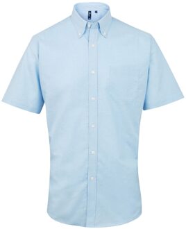 Premier Handtekening overhemd met korte mouwen voor heren (Lichtblauw)