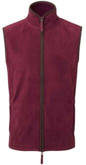 Premier Heren Artisan Fleece Gilet (Bourgogne/Bruin) - M