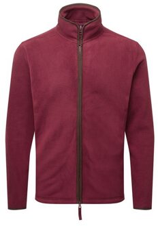 Premier Heren Artisan Fleece Jas (Bourgogne/Bruin) - maat S