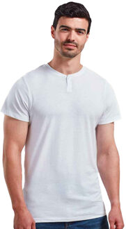 Premier Heren Comis Duurzaam T-shirt (Wit) - maat S
