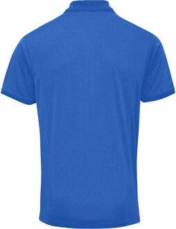 Premier Heren Coolchecker Pique korte mouw Polo T-Shirt (Koninklijk) - maat M Blauw