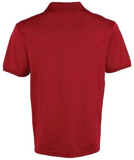 Premier Heren Coolchecker Pique Poloshirt (Bourgondië) Bourgogne - XL