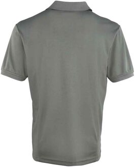Premier Heren Coolchecker Pique Poloshirt (Donkergrijs) - M