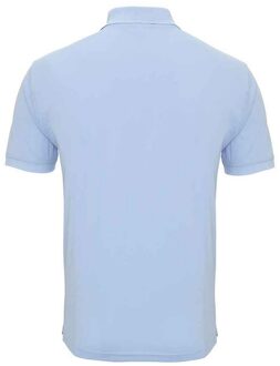Premier Heren Coolchecker Pique Poloshirt (Lichtblauw) - maat M