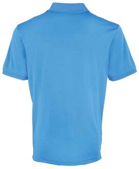 Premier Heren Coolchecker Pique Poloshirt (Saffierblauw) - M