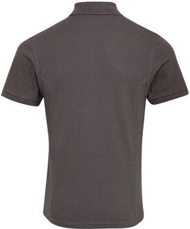Premier Heren Coolchecker Plus Piqu Polo Shirt (Donkergrijs) - M