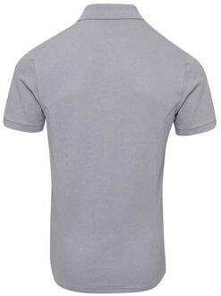 Premier Heren Coolchecker Plus Piqu Polo Shirt (Zilver) - maat