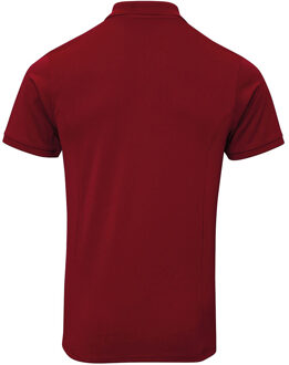Premier Heren Coolchecker Plus Pique Polo Met CoolPlus (Bourgondië) - maat 3XL Bourgogne