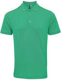 Premier Heren Coolchecker Plus Pique Polo Met CoolPlus (Kelly) - maat 2XL Groen