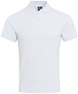 Premier Heren Coolchecker Plus Pique Polo Met CoolPlus (Wit) - maat S