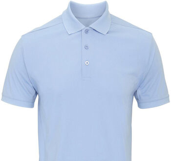 Premier Heren coolchecker poloshirt Blauw
