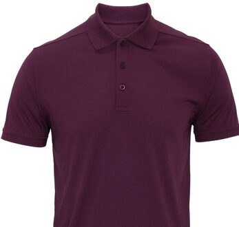Premier Heren coolchecker poloshirt Paars