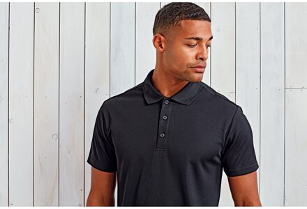 Premier Heren Duurzaam Poloshirt (Zwart) - L