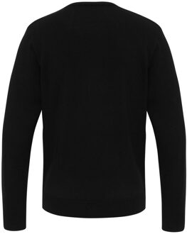 Premier Heren Essential Acryl V Hals Sweatshirt (Zwart) - maat L