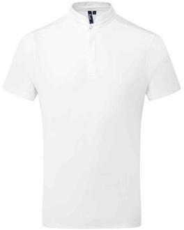 Premier Heren Essential Coolchecker koksshirt met korte mouwen (Wit) - XS