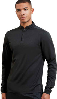 Premier Heren Essential Coolchecker koksshirt met lange mouwen (Zwart) - XS