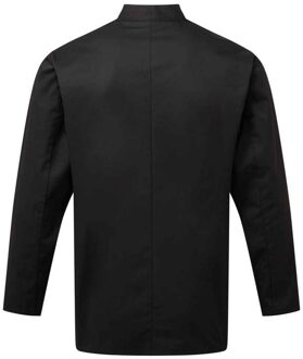 Premier Heren Essentieel koksjasje met lange mouwen (Zwart) - 5XL