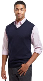 Premier Heren gebreid mouwloos sweatvest (Marine) Navy - XL