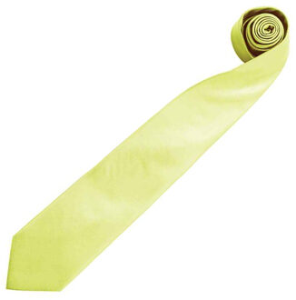 Premier Heren “Kleuren” Effen Mode / Zakelijk Stropdas (Limoen) Groen