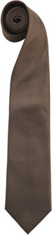 Premier Heren "Kleuren" Gewone mode / Business Tie (Pakket van 2) (Bruin)
