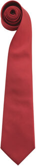 Premier Heren "Kleuren" Gewone mode / Business Tie (Pakket van 2) (Rood)