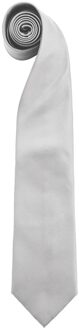 Premier Heren Kleuren Mode Stropdas (Zilver) - One Size