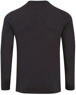 Premier Heren long john met opgerolde mouwen t-shirt Zwart