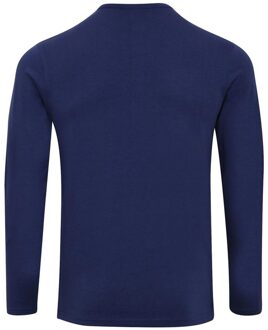 Premier Heren Long John Roll Sleeve T-shirt (Indigo) - maat 2XL Paars