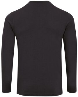 Premier Heren Long John Roll Sleeve T-shirt (Zwart)