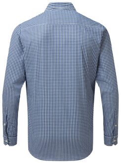 Premier Heren Maxton Check Shirt met lange mouwen (Marine / Wit) - maat 2XL Navy