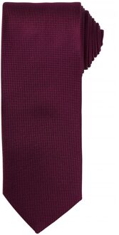 Premier Heren Micro Wafel Formele Work Tie (Aubergine) Paars - One Size
