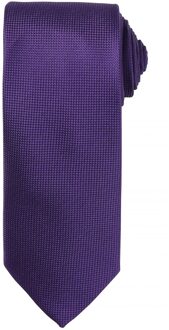 Premier Heren Micro Wafel Formele Work Tie (Paars) - One Size