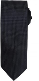 Premier Heren Micro Wafel Formele Work Tie (Zwart) - maat